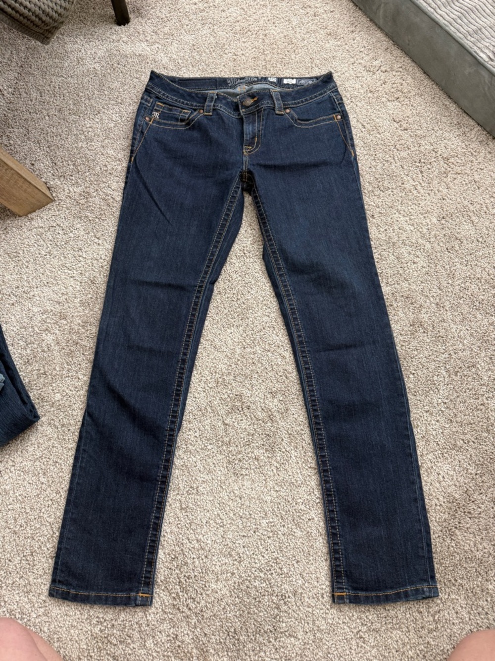 Miss Me - Dark Blue Women’s Straight-Leg Jeans